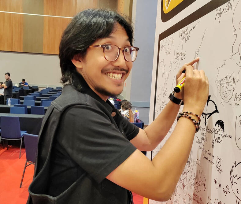 Special Guest Artist at Hobbycon Sabah 2024.