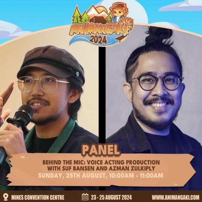 Invited panelist at Animangaki 2024.